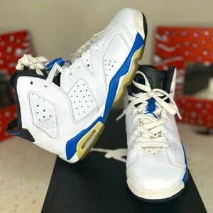 Air Jordan 6 Retro BG Sport Blue GS (Big Boy 4.5 or Women’s 6.5)